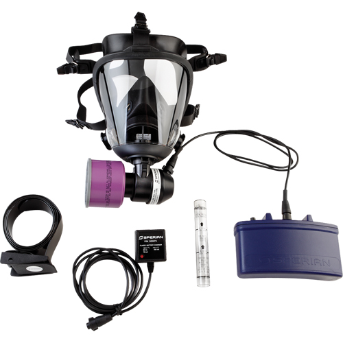PR500 Series Face Mount PAPR, Facepiece Respirator, NiCd Battery Canadian Safety Group Inc.