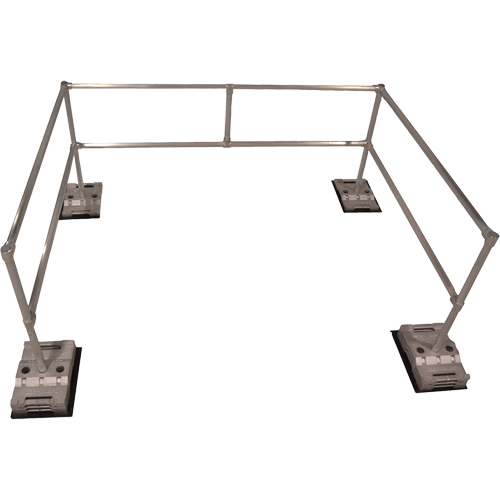 Syst&egrave;me RoofGuard classique - Trousses emball&eacute;es, Aluminium, 72" la x 108" lo x 42" ha Canadian Safety Group Inc.