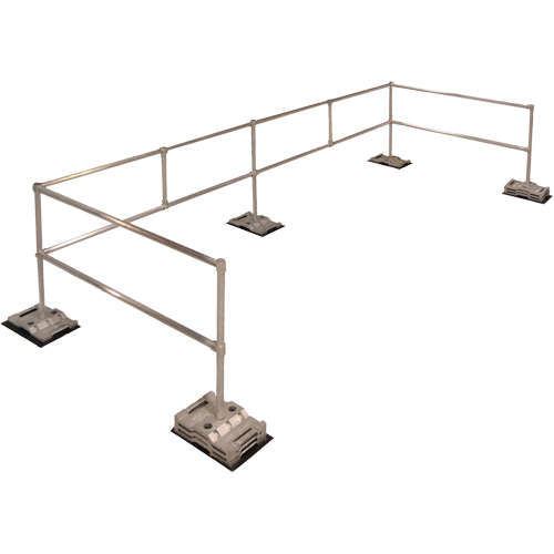 RoofGuard Classic System - Packaged Kits, Aluminum, 72" W x 216" L x 42" H Canadian Safety Group Inc.