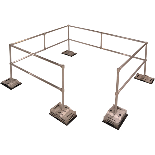 RoofGuard Classic System - Packaged Kits, Aluminum, 72" W x 216" L x 42" H Canadian Safety Group Inc.