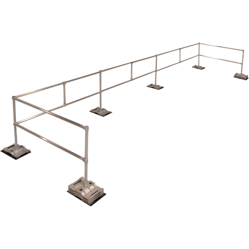 Syst&egrave;me RoofGuard classique - Trousses emball&eacute;es, Aluminium, 72" la x 324" lo x 42" ha Canadian Safety Group Inc.
