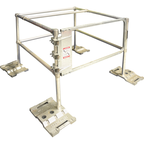 RoofGuard Classic System - Hatch Kit, Aluminum, 48" W x 48" L x 42" H Canadian Safety Group Inc.