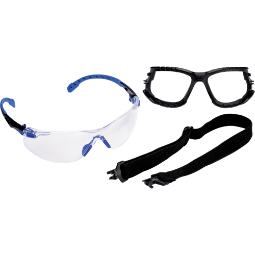 Lunettes de s&eacute;curit&eacute; Solus avec ensemble de lentilles Scotchgard, Lentille Transparent, Antibu&eacute;e, R&eacute;pond ou surpasse la norme CSA Z94.3 Canadian Safety Group Inc.