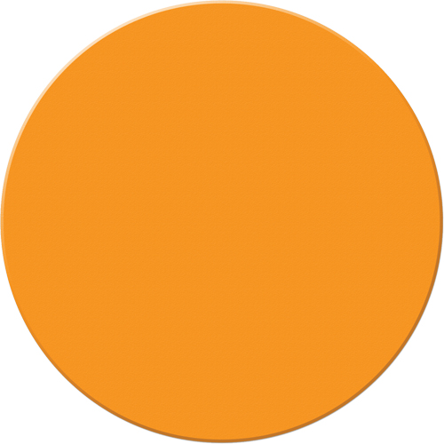 Armor Stripe Lean/5S Markers, Circle, 6" L x 6" W, Orange, Plastic Canadian Safety Group Inc.