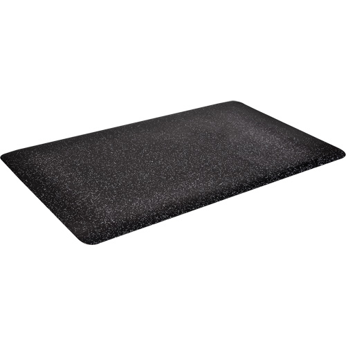 Tapis antimicrobiens WD Foodmaster, Lisse, 3' x 4' x 9/16", Noir, Mousse de vinyle Canadian Safety Group Inc.