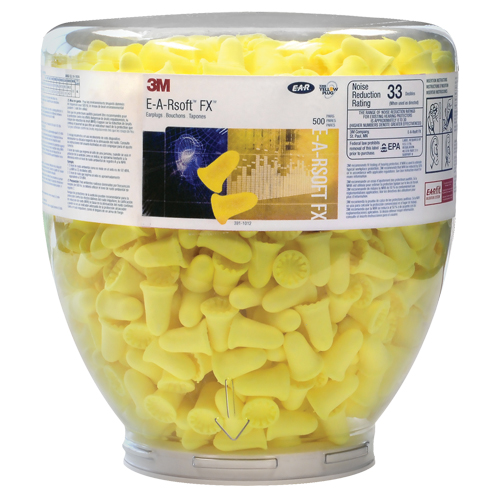 E-A-Rsoft FX Earplugs Dispenser Bottle Refill, Bulk - Canister Canadian Safety Group Inc.