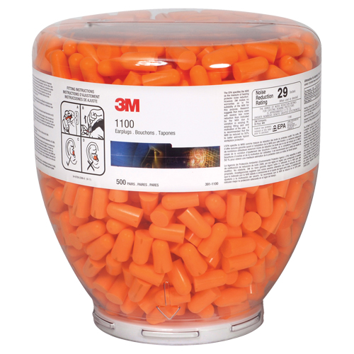 E-A-R 1100 Series Earplugs Dispenser Bottle Refill, Bulk - Canister Canadian Safety Group Inc.
