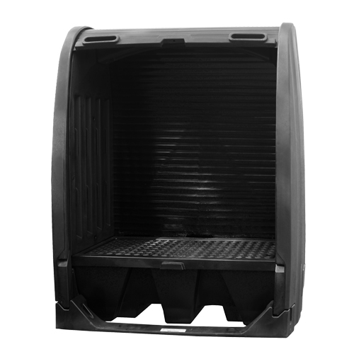 Abris de confinement des d&eacute;versements avec drain, 61" lo x 37,25" la x 72,75" h, Capacit&eacute; de charge 1000 lb Canadian Safety Group Inc.