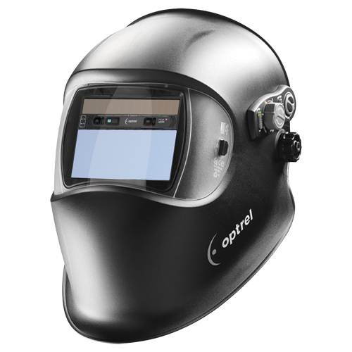 E684 Welding Helmets, 3.94" L x 1.97" W View Area, 4/9 - 13/4/5 - 9 Shade Range, Black Canadian Safety Group Inc.