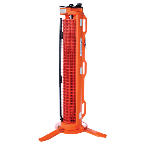 3-Legged Barrier, 50' L, Plastic, Orange Canadian Safety Group Inc.