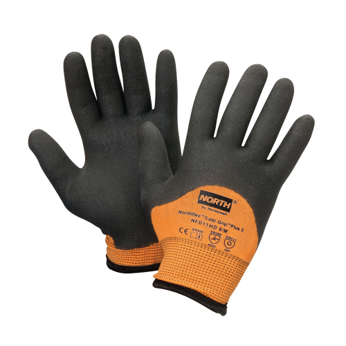 Gants North Cold Grip Plus 5, Taille T-Grand/10, Calibre 15, Rev&ecirc;tement PVC, Enveloppe en Polyamide, ANSI/ISEA 105 niveau 5 Canadian Safety Group Inc.