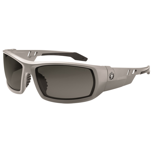 Lunettes de s&eacute;curit&eacute; Skullerz Odin, Lentille Grise/fum&eacute;e, Antibu&eacute;e/Anti-&eacute;gratignures, ANSI Z87+/R&eacute;pond ou surpasse la norme CSA Z94.3 Canadian Safety Group Inc.