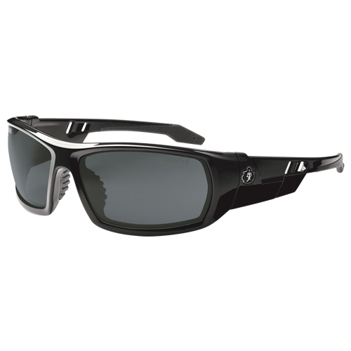 Lunettes de s&eacute;curit&eacute; Skullerz Odin, Lentille Fum&eacute;e, Anti-&eacute;gratignures/Polaris&eacute;, ANSI Z87+/R&eacute;pond ou surpasse la norme CSA Z94.3 Canadian Safety Group Inc.