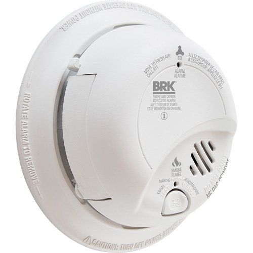 Ionization Smoke & Carbon Monoxide Combination Alarm, Battery Operated/Hardwired Canadian Safety Group Inc.
