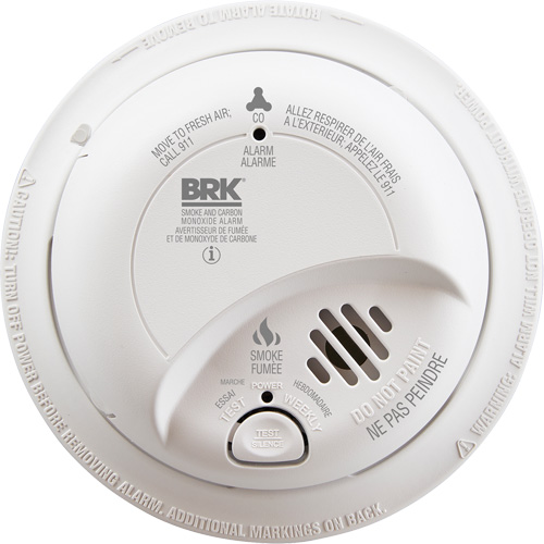Ionization Smoke & Carbon Monoxide Combination Alarm, Battery Operated/Hardwired Canadian Safety Group Inc.