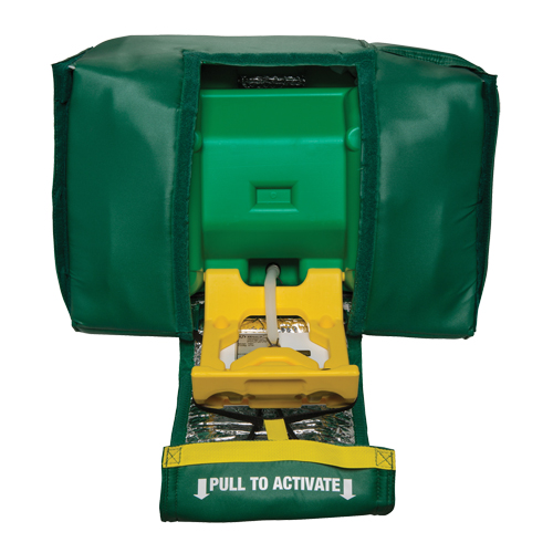 Douche oculaire portative, eau ti&egrave;de, Aliment&eacute; par gravit&eacute;, Capacit&eacute; 9 gal., Conformit&eacute; ANSI Z358.1 Canadian Safety Group Inc.