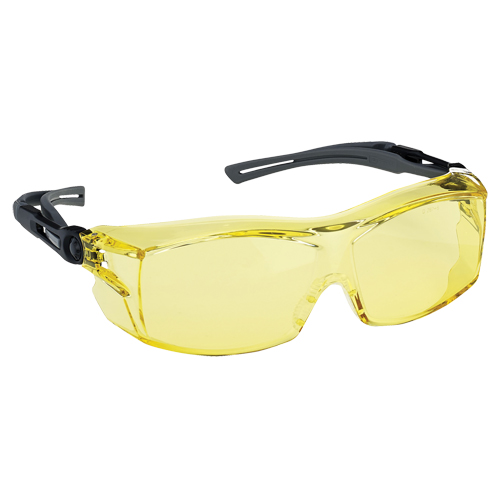 Dynamic OTG Extra Series Safety Glasses, Amber Lens, Anti-Fog/Anti-Scratch, ANSI Z87+/Meets/Exceeds CSA Z94.3 Canadian Safety Group Inc.