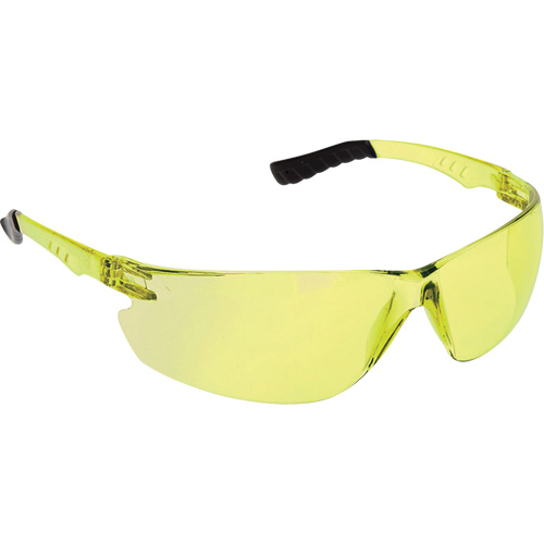 Lunettes de s&eacute;curit&eacute; Firebird Dynamic, Lentille Ambr&eacute;e, Anti-&eacute;gratignures/Antistatique, ANSI Z87+/R&eacute;pond ou surpasse la norme CSA Z94.3 Canadian Safety Group Inc.