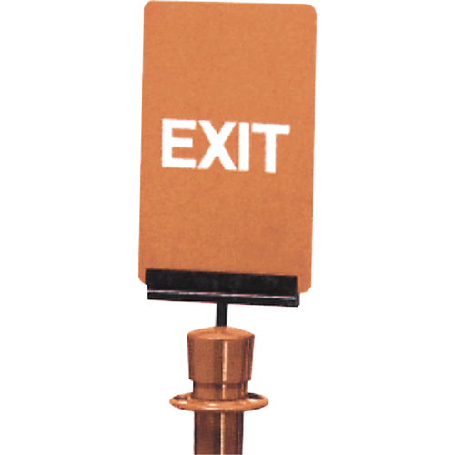 Enseigne de contr&ocirc;le des foules  Exit , 11" x 7", Plastique, Anglais Canadian Safety Group Inc.