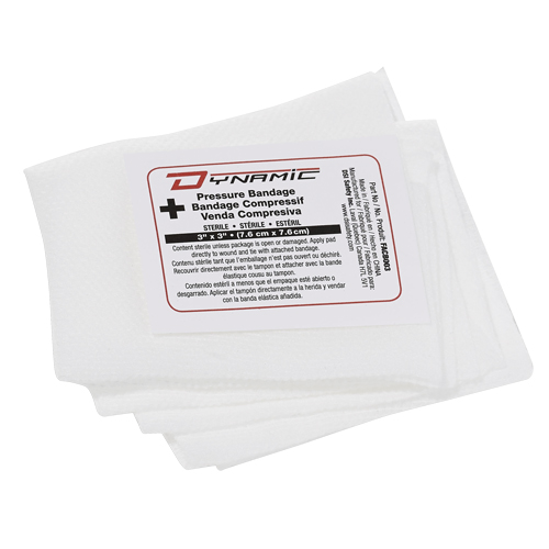 Dynamic Compress Bandage, 3" L x 3" W Canadian Safety Group Inc.