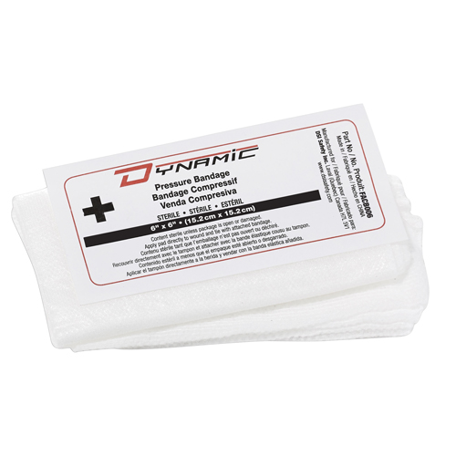 Dynamic Compress Bandage, 6" L x 6" W Canadian Safety Group Inc.