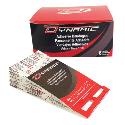 Dynamic Adhesive Bandage Dispenser Refill, Assorted, Fabric, Non-Sterile Canadian Safety Group Inc.