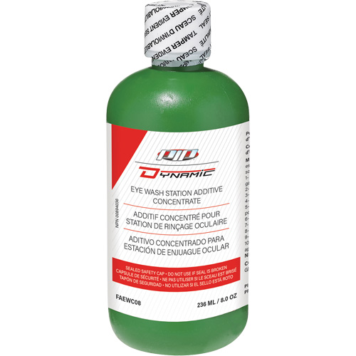 Additif concentr&eacute; pour douche oculaire Dynamic, Bouteille Plein, 8 oz Canadian Safety Group Inc.