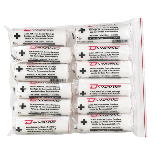 Dynamic Gauze Bandage, Roll, 15' L x 4" W, Medical Device Class 1 Canadian Safety Group Inc.