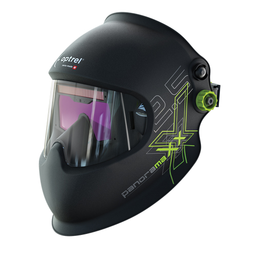 Panoramaxx Welding Helmet, 6.3" L x 2.3" W View Area, 2.5/5 - 12 Shade Range, Black Canadian Safety Group Inc.
