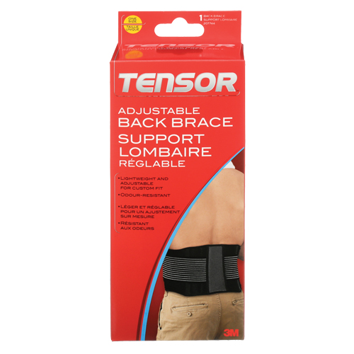 Support lombaire ajustable Tensor, &eacute;lastique, Taille unique Canadian Safety Group Inc.