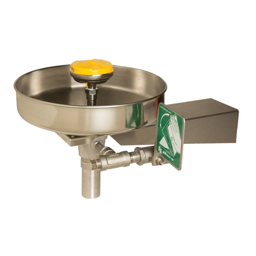 Eye/Face Wash Station, Wall-Mount Installation, Stainless Steel Bowl Canadian Safety Group Inc.