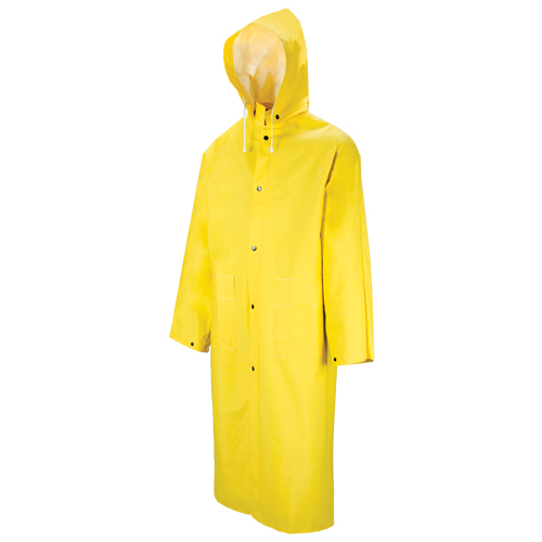 601 Tornado Long Rain Coat, Polyester/PVC, X-Large, Yellow Canadian Safety Group Inc.