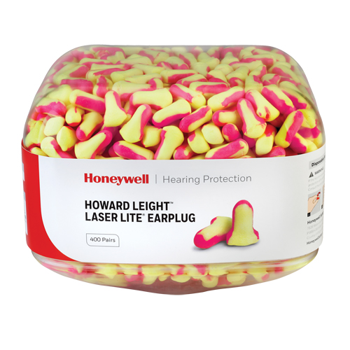 Howard Leight Laser Lite&reg; Earplugs, Bulk - Canister Canadian Safety Group Inc.