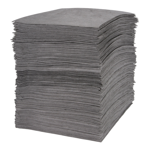Premium Meltblown Sorbent Pads, Universal, 15" x 18", 30 gal. Absorbancy Canadian Safety Group Inc.