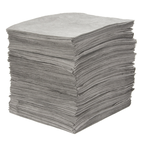 Premium Meltblown Sorbent Pads, Universal, 15" x 18", 25 gal. Absorbancy Canadian Safety Group Inc.
