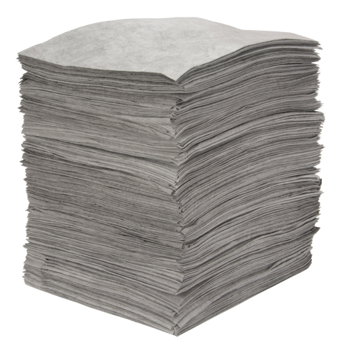 Premium Meltblown Sorbent Pads, Universal, 15" x 18", 30 gal. Absorbancy Canadian Safety Group Inc.