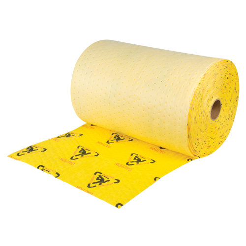 Rouleaux d'avertissement de premi&egrave;re qualit&eacute; - absorbants haute visibilit&eacute;, Lourd, 150' lo x 24" la, Absorption 37,6 gal. Canadian Safety Group Inc.