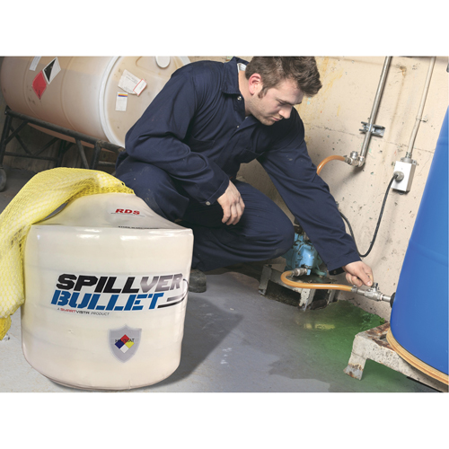 Spillver Bullet Hazmat Boom, Hazmat, 50' L x 5" W, 14 gal. Absorbancy Canadian Safety Group Inc.