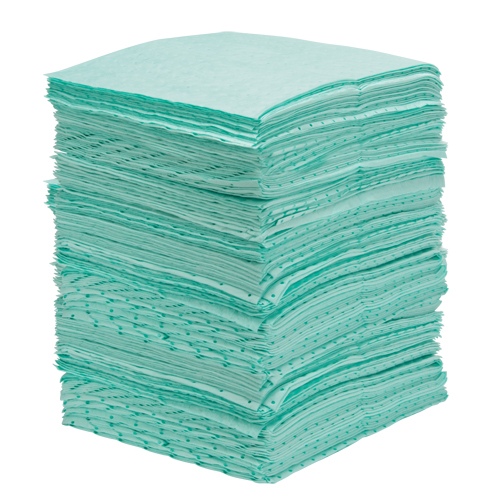 Premium Bonded Sorbent Pads, Hazmat, 15" x 18", 30 gal. Absorbancy Canadian Safety Group Inc.