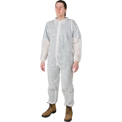 Combinaisons, T-Grand, Blanc, Polypropyl&egrave;ne Canadian Safety Group Inc.