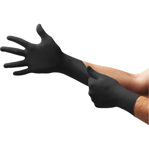 MidKnight&reg; Exam Gloves, Large, Nitrile, 4.7-mil, Powder-Free, Black, Class 2 Canadian Safety Group Inc.