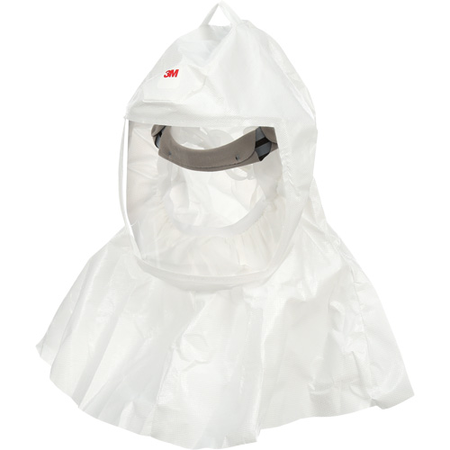 Cagoule Versaflo avec coiffe int&eacute;gr&eacute;e, Grand/Moyen, Coiffe souple, Bavette Simple Canadian Safety Group Inc.