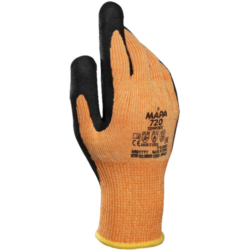 Gants isothermes r&eacute;sistant &agrave; la coupe TempDex 720, 7, Rev&ecirc;tement Nitrile, ASTM ANSI niveau A2/EN 388 niveau 3/EN 388 niveau B Canadian Safety Group Inc.