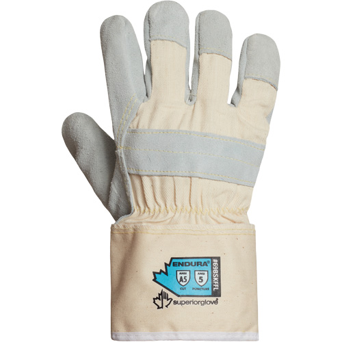 Endura&reg; Cut-Resistant Gloves, Small, Split Leather Palm Canadian Safety Group Inc.