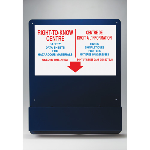 Panneaux de style pochette, Anglais & français, Compris reliures Canadian Safety Group Inc.