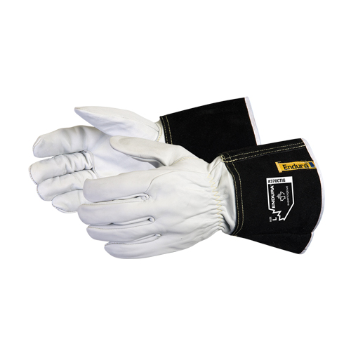 Gants de soudage Endura, Cuir fleur de ch&egrave;vre, Taille Petit Canadian Safety Group Inc.