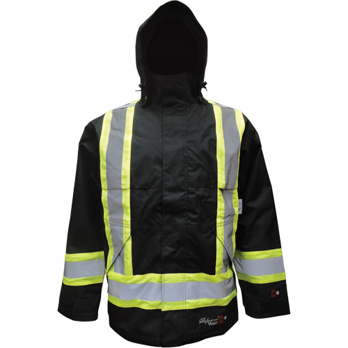 Manteau isol&eacute;, Polyester/Polyur&eacute;thane, Noir, Petit Canadian Safety Group Inc.