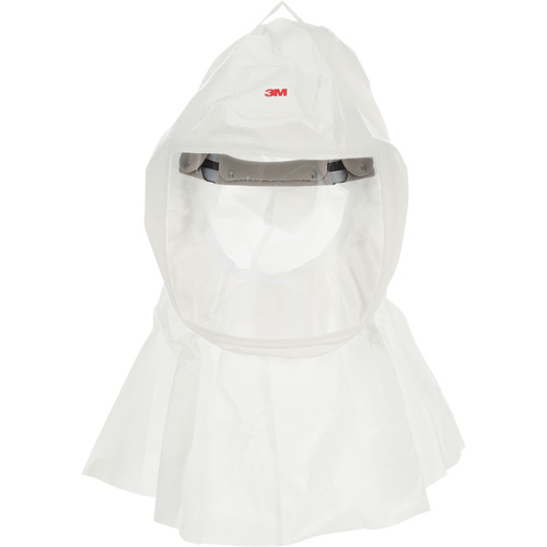 Cagoule avec harnais int&eacute;gr&eacute; Versaflo, Moyen/Petit, Coiffe souple, Bavette Simple Canadian Safety Group Inc.