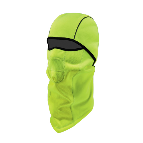 N-Ferno&reg; 6823 Wind-Proof Hinged Balaclava, Fleece, High-Visibility Lime Green Canadian Safety Group Inc.