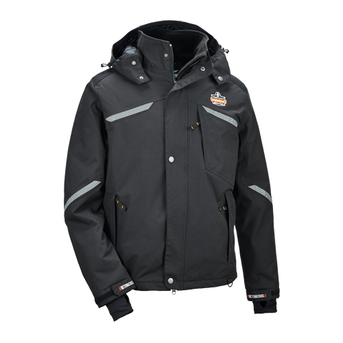 N-Ferno&reg; 6466 Thermal Jacket, Men's, Small, Black Canadian Safety Group Inc.